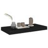 Floating Wall Shelves 2 pcs,Floating Wall Shelves,Bathroom Shelves,Modern Style Floating Shelf for Wall Dcor,Hanging Shelves for Bedroom, Storage, Kitchen, Living Room,Black 19.7"x9.1"x1.5" MDF view 3