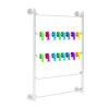ZAQYCM Ribbon Spool Holder Black/Gold/White, Wall Mount Crafts Sewing Thread Organizer Rack with Detachable Bar, Commercial Wrapping Paper Display Closet Scarf Shelf view 1