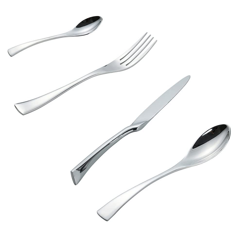 32 Piece Silverware Set for 8 Durable Stainless Steel Flatware Set Delicate Include Knifes Teaspoons Forks and Spoons Kitchen Wedding Restaurant Cutlery Utensil Tableware Set