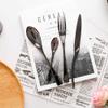 32 Piece Silverware Set for 8 Durable Stainless Steel Flatware Set Delicate Include Knifes Teaspoons Forks and Spoons Kitchen Wedding Restaurant Cutlery Utensil Tableware Set view 4