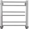 HAPPLiGNLY Heated Towel Rail Rails Electric Towel Rack, Rotatable Hot Towel Warmer, Bathroom Wall-Mounted Stainless Steel Towel Rack and Drying Rack, Polish Chrome,6 Bars (Size : Plugin) view 1
