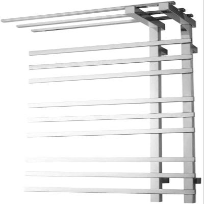 LUNEZY Heated Towel Rail Rails Electric Towel Warmer Rack for Bathroom, Heated Towel Rail Portable Towel Warmer Clothes Dryer Lightweight Wall Mounted Heater Rail with Storage Shelf 750 &