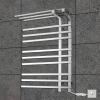 LUNEZY Heated Towel Rail Rails Electric Towel Warmer Rack for Bathroom, Heated Towel Rail Portable Towel Warmer Clothes Dryer Lightweight Wall Mounted Heater Rail with Storage Shelf 750 & view 4