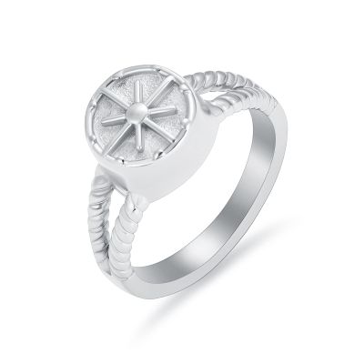 SHEIL Cremation Jewelry for Ashes Compass Urn Ring for Women Men Cremation Ring Holds Loved Ones Ashes Keepsake Urns Finger Rings,2,7