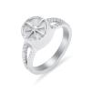SHEIL Cremation Jewelry for Ashes Compass Urn Ring for Women Men Cremation Ring Holds Loved Ones Ashes Keepsake Urns Finger Rings,2,7 view 1