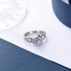 SHEIL Cremation Jewelry for Ashes Compass Urn Ring for Women Men Cremation Ring Holds Loved Ones Ashes Keepsake Urns Finger Rings,2,7 view 3