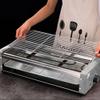 Electric Indoor/Outdoor Smokeless Grill Electric Raclette 3 Bakeware 12 Tray view 3