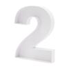 12" Cardboard Number Fillable Shaped Tray Paper Mache Sweets Birthday Charcuterie (2) view 3