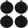 4PCS Cooktop Induction Mat, Nonslip Induction Hob Protector Mats Cook Top Pad Reusable Silicone Heat Insulated Mat for Stove, Easy to Clean view 1