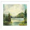 Amanti Art Framed Wall Art Print 24x33 Silver Lake Light Crop by Sue Schlabach, Landscapes Wall Art, Rustic Farmhouse Decor, Large Poster Painting Artwork for Living Room, Bedroom, Bathroom, Kitchen, view 1