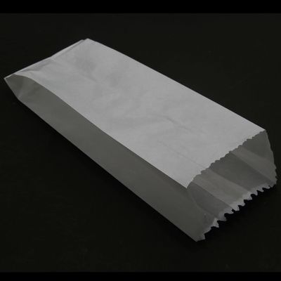 Aumni Crafts Non-Waxed Glassine Paper Bags (Pack Of 100) 11.5x5.5x3 Inch Gussetted White Food Grade Storage Pouches Oil & Grease Resistant