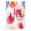 Pink White Static Cling Frosted Window Glass Door Film Petals Flower Little Red Spring Sun Light Blocking Window Tint Film for Home Romantic Floral 35.4Wx78.7L-inch x2 Pcs view 4