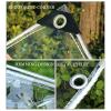 Xrdbfd Heavy Duty Waterproof Tarpaulin, 365g/m Clear PVC Tarp, Universal Tarpaulin for Plant/Garden/Greenhouse, 1.5x3/2x4m Protective Tarpaulin, Fabric Tarpaulin,Clear-0.9x1m/3 * 3.3ft view 2