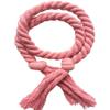 2Pcs Linen Curtain Buckles Weaving Cotton Linen Rope Curtain Tieback Holder Home,Light Pink view 1