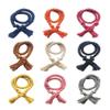 2Pcs Linen Curtain Buckles Weaving Cotton Linen Rope Curtain Tieback Holder Home,Light Pink view 4
