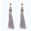 2pcs/Set Polyester Tassel Curtain Tie Handmade Tassel Tassel Curtain Holder Buckle Rope Decorative Room Accessories,Grey view 1