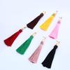 2pcs/Set Polyester Tassel Curtain Tie Handmade Tassel Tassel Curtain Holder Buckle Rope Decorative Room Accessories,Grey view 2