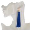 2pcs/Set Polyester Tassel Curtain Tie Handmade Tassel Tassel Curtain Holder Buckle Rope Decorative Room Accessories,Grey view 3