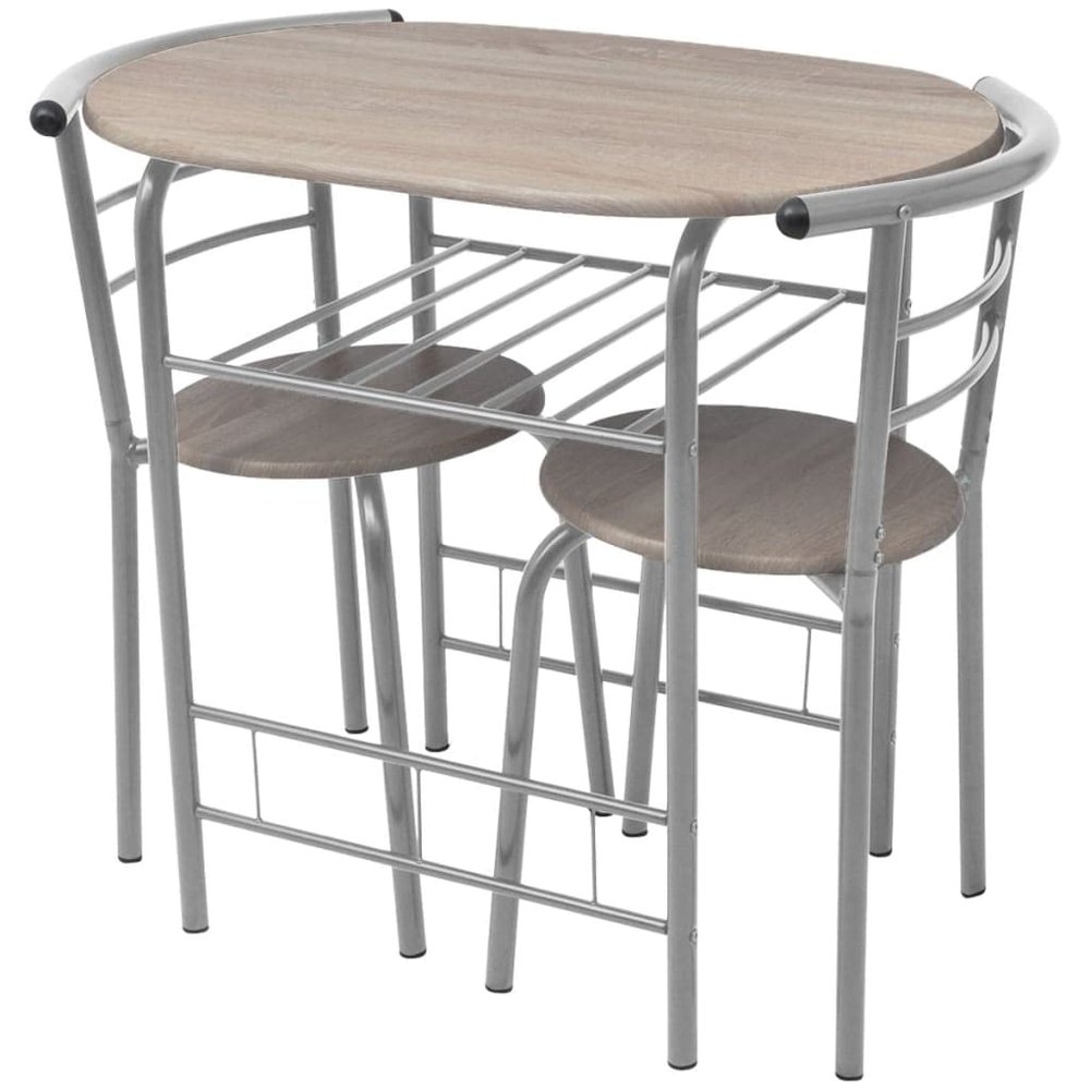 ZQQLVOO Industrial Style,Breakfast Bar Set,Dining Table and Chair Set,KitchenTable and Chairs Set,Bar Table and Chair Set,for Party,Kitchen,Living Room,Dining Room,MDF