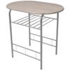 ZQQLVOO Industrial Style,Breakfast Bar Set,Dining Table and Chair Set,KitchenTable and Chairs Set,Bar Table and Chair Set,for Party,Kitchen,Living Room,Dining Room,MDF view 4