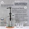 eBun 37oz Glass Mouthwash Dispenser for Bathroom, Mouthwash Dispenser Pump, Mouth Wash Container with Reusable Cup, Mouth Wash Bottle, Countertop Kitchen Sink Dish Liquid Soap Holder Set (Black) view 2