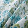 XXRBB 3-Piece Patchwork Quilted Bedspread King Size 230 * 250 Cm, Soft Microfiber Floral Pattern Coverlet Set with 2 Pillow Shams, for All Season,Blue view 2