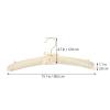 10pcs Non-Slip Skirt Duty Clothing Bump Bride Hangers Buttons Anti Suit Heavy-Duty for Padded Bridesmaid Slip Bridal Non- Canvas Hanger Sponge Non Shop Foam Beige Costume view 2