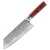 Chef Knife,Kitchen Knife, 7 inch Professional Chef Knife Sharp Slicing Knife 67 Layer Damascus Steel Japanese Cut Knife Red G10 Handle Cooking Tool (Color : Red, Kitchen Knife Size : 7 inch) view 1