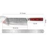 Chef Knife,Kitchen Knife, 7 inch Professional Chef Knife Sharp Slicing Knife 67 Layer Damascus Steel Japanese Cut Knife Red G10 Handle Cooking Tool (Color : Red, Kitchen Knife Size : 7 inch) view 2