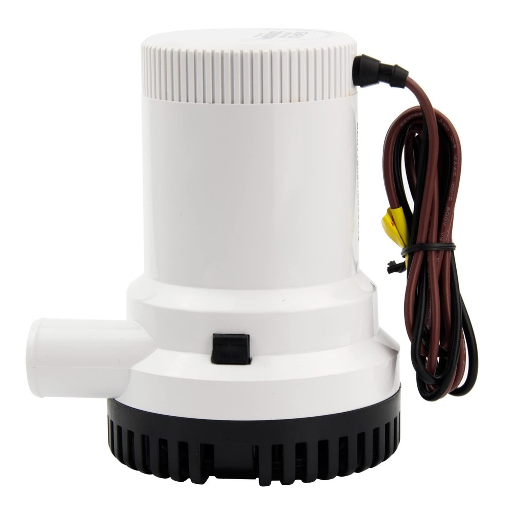 wrtgerht Mini Power Small Pump Boat Bilge Pump Marine Submersible Electric Bilge Water Pump 2000 GPH 12V