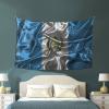 IMEEGIEN Silk Style Flag Of Guatemala Tapestry 60X40 Inches Living Room Bedroom Dormitory Wall Decoration Tapestrys view 4