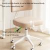 GIZNXBA Kids Task Chair Kids Desk Chair, Armless Ergonomic Study Chair for Boys Girls Computer Chair with Adjustable Height Swivel Rolling Desk Chair for Teens (Color : /Beige) view 4