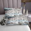 Erosebridal Nautical Anchor Bedspread, Ocean Compass Quilted Queen Size for Kids Boys Teens Adult Bedroom, Old Barn Door Coverlet Set Rustic Farmhouse Bedspread Quilt Set with 2 Pillow Cases view 4
