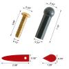 Hooomyai Prize Wheel Pegs & Red Pointer Replacement Kit Spinning Wheel Replacement for Trade Show Carnival Party Pub view 2