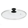 12" Glass Lid for Frying Pan, Tempered Replacement Cover Compatible with All 12 inches Cookware for Skillets, Round Cast Iron, Cast Aluminium, Stainless Steel Pans &Pots view 1