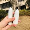 WGPHD Quartz Decoration 1PC Natural Crystal Stone Blue Calamine Crystal hemimorphite Tower Point can be Used for Decoration (Size : 9-10CM) view 2