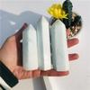 WGPHD Quartz Decoration 1PC Natural Crystal Stone Blue Calamine Crystal hemimorphite Tower Point can be Used for Decoration (Size : 9-10CM) view 4