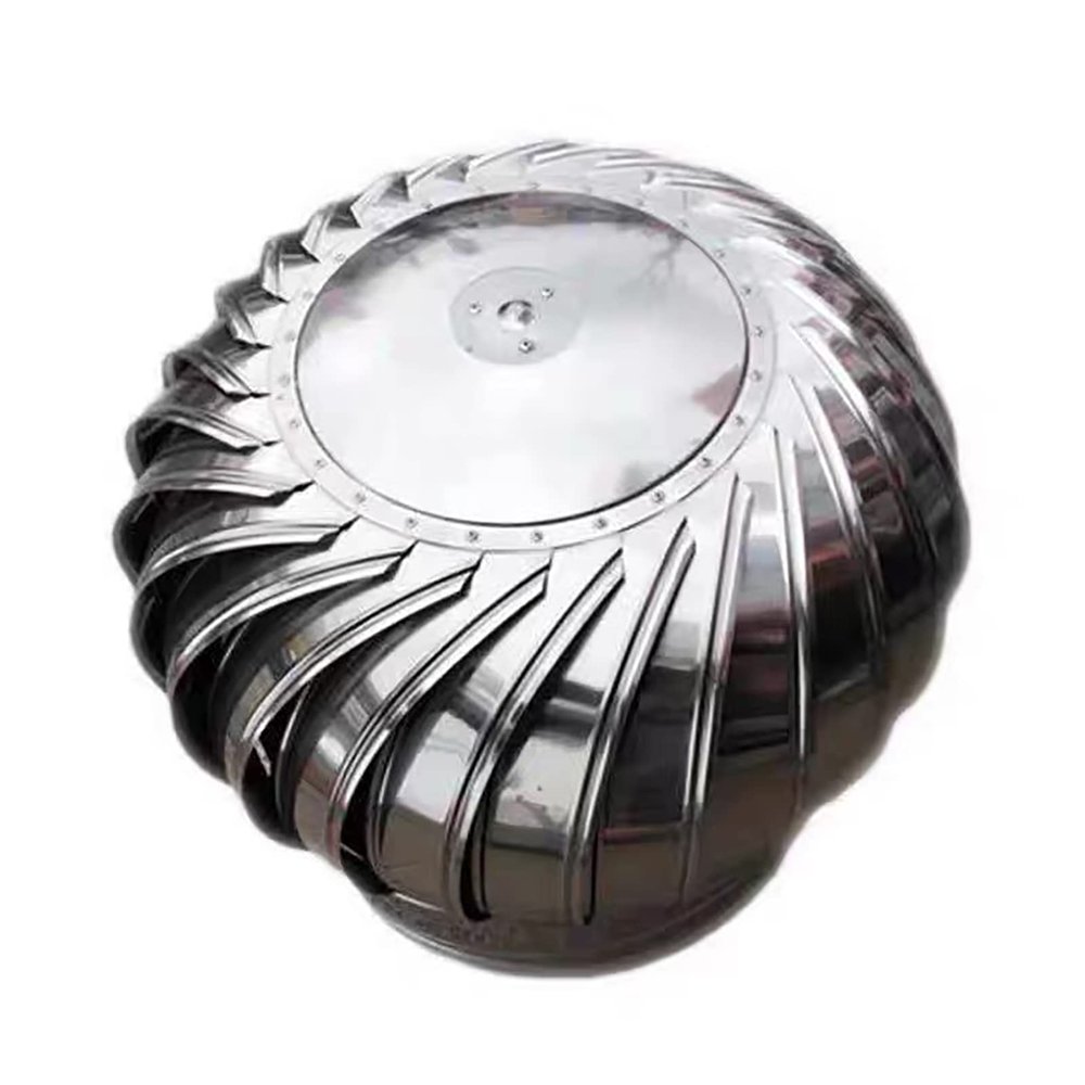 XLHWJCP 304 Stainless Steel Roof Vent Pipes Chimney Caps, Rotating Chimney Cowl, Ventilator, Turbine, Weatherproof, Robust and Durable, for Chimney Fireplace Storehouse, Easy to Install (200mm/7.8in)