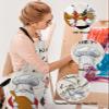 Cute Chef Cook Waterproof Apron With Pockets,Funny Gnomes Baker Black White Checkered Plaid Kitchen Chefs Bib Cooking BBQ Grill Bake Adjustable Aprons for Women/Kids Garden Grooming Painting Gardening view 4