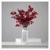 HH-CC Sculpture Vase Vase Desktop Ceramic Vases Hydroponic Flower Pot Dried Flowers Little Vases Home Office Decor Vases 18cm Crafts (Color : Silver) view 3