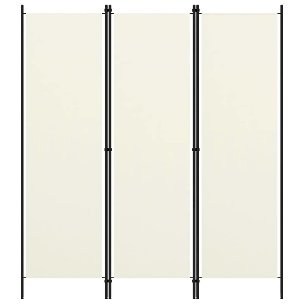3-Panel Room Divider,Room Divider Screen,Folding Privacy Screen,Decorative Screen Panel,Portable Divider,for Office,Bedroom,Bathroom,Study Rooms,Cream White 59.1"x70.9"