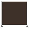 1-Panel Room Divider,Room Divider Screen,Folding Privacy Screen,Decorative Screen Panel,Portable Divider,for Office,Bedroom,Bathroom,Study Rooms,Brown 68.9"x70.9" view 1