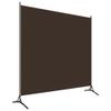 1-Panel Room Divider,Room Divider Screen,Folding Privacy Screen,Decorative Screen Panel,Portable Divider,for Office,Bedroom,Bathroom,Study Rooms,Brown 68.9"x70.9" view 2