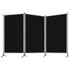 3-Panel Room Divider,Room Divider Screen,Folding Privacy Screen,Decorative Screen Panel,Portable Divider,for Office,Bedroom,Bathroom,Study Rooms,Black 102.4"x70.9" view 2