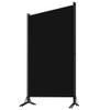3-Panel Room Divider,Room Divider Screen,Folding Privacy Screen,Decorative Screen Panel,Portable Divider,for Office,Bedroom,Bathroom,Study Rooms,Black 102.4"x70.9" view 3