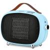 Space Heater, Teioe Mini Electric Space Heater 800W/400W, Small PTC Ceramic Heater with Tip-Over and Overheat Protection, 3 Operating Modes, Space Heaters for Indoor, Office, Bedroom(Sky Blue) view 1