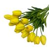 36 Pcs 15" Yellow Tulips Artificial Flowers Silk Floral Wedding Bouquet Dcor view 1