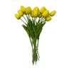 36 Pcs 15" Yellow Tulips Artificial Flowers Silk Floral Wedding Bouquet Dcor view 2