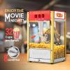 Bonnlo Movie Theater Style Popcorn Machine with 8 Ounce Kettle Makes Up to 32 Cups, Countertop Popcorn Maker with Stainless Steel Popcorn Scoop, Oil Spoon & 3 Popcorn Cups for Commercial Home, Red view 3