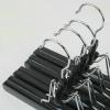 10PCS Multifunction Hotel Neat Wardrobe Skirt Hanger Wooden No Trace Clip Type Storage Drying Rack Trouser Clothes Hanger (10PCS/Black) view 4